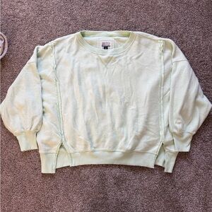 American Eagle Outfitters Light Green Crew Neck Sweater